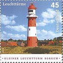 Briefmarke Kleiner Leuchtturm Borkum 2012