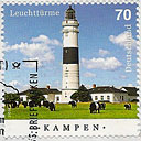 Briefmarke Leuchtturm Kampen 2016