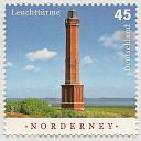 Briefmarke Leuchtturm Norderney 2009