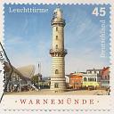 Briefmarke Leuchtturm Warnemünde 2008