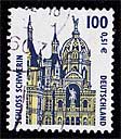 Schloss Schwerin auf einer Briefmarke der Deutschen Bundespost von 2001