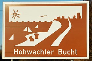 Touristisches Hinweisschild A1 Hohwachter Bucht