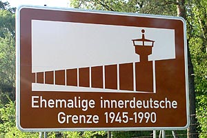 Touristisches Hinweisschild A24 Ehemalige Innerdeutsche Grenze