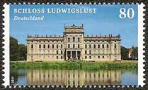 Briefmarke Schloss Ludwigslust 2015 ©Bundesministerium der Finanzen