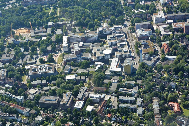 Luftbilder Hamburg Gelände des Universitätsklinikum Hamburg-Eppendorf (UKE)