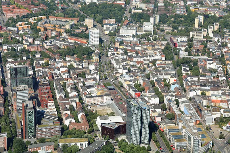 Luftbilder Hamburg Der Stadtteil St.-Pauli mit der Reeperbahn