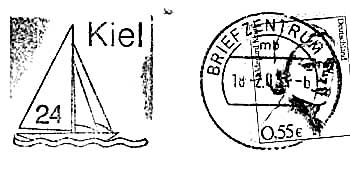 Bild Werbestempel Briefzentrum 24 Kiel