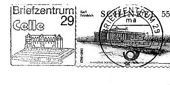 Bild Werbestempel Briefzentrum 29 Celle