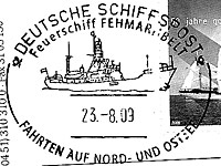 Stempel Deutsche Schiffspost Feuerschiff "FEHMARNBELT"