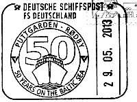 Stempel Deutsche Schiffspost FS "DEUTSCHLAND"