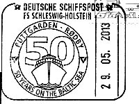 Stempel Deutsche Schiffspost FS "SCHLESWIG HOLSTEIN"