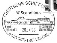 Stempel Deutsche Schiffspost FS Mecklenburg-Vorpommern