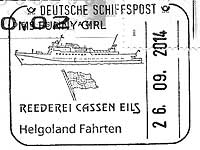 Stempel Deutsche Schiffspost MS "FUNNY GIRL"