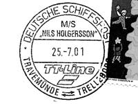 Stempel Deutsche Schiffspost MS Nils Holgersson