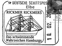 Stempel Deutsche Schiffspost "RICKMER RICKMERS"